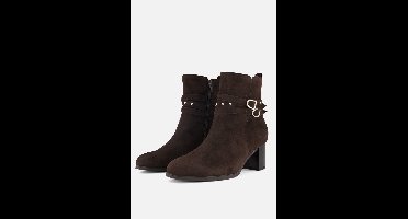 Gabor Enkellaarsjes bruin Suede - Maat 42