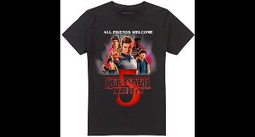 Stranger Things Season 5 - Poster Unisex T-shirt - zwart - XL