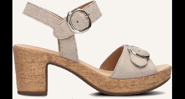 Gabor 764.1 Sandalen - Dames - Taupe - Maat 40