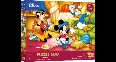 Trefl puzzel 600 stukjes - 40 jaar Trefl - Mickey Mouse en Friends.