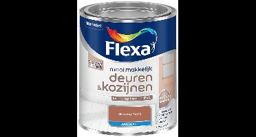 Flexa - Mooi Makkelijk Deuren & Kozijnen Zijdeglans - Groovy Terra - Mengverf - 0.75 L