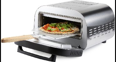 DO9289PZ Pizza Oven 'Pizza Genius' - Elektrische Pizza Oven Op Steen - 32 cm - tot 450°C - 1700 W