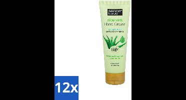 12 x Sence - Aloë Vera - Handcrème - Hydraterend - 75 ml - Handcrème Aloë Vera - Handverzorging - Droge Handen - Handen Verzachten - Handen Hydrateren