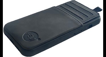 HEM Luxe Silky Black Back Cover Geschikt Voor Apple iPhone 17 Pro – Zwart Telefoonhoesje – Wallet Case Met Pasjeshouder Voor 3 Kaarten – Beschermende Case