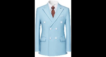 Allthemen Heren Blazer - Dubbelrijig - XXL