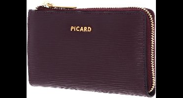 PICARD Leren portemonnee Calais 1 Wallet Vino (rood)paars