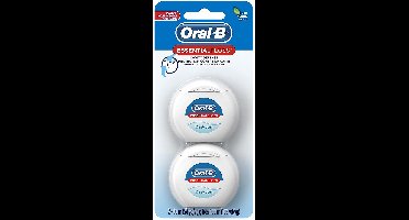 Oral-B EssentialFloss Cavity Defense – Dental Floss – Gaatjes – 50 m – 2 Pack