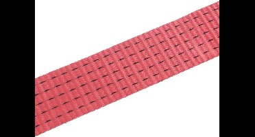sleepband 5t - 4,5m - rood - inclusief haken - sleepkabel