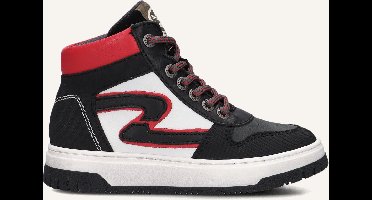 Develab 45371 Sneakers Jongens - Leren Sneaker - Zwart - Maat 27