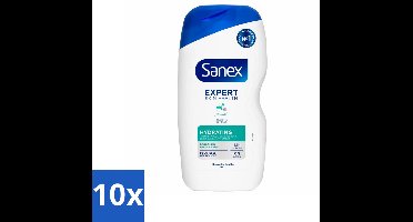 10 x Sanex Douchegel Expert Skin Health Hydrating 400 ml - Hydratatie Huid - Douchegel - Huid Verzorging - Glycerine - Inuline