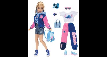Disney ily 4EVER 29cm Stitch-geïnspireerde modepop met collegejasje