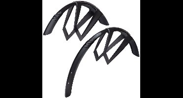 M-wave Mud Max G-mud 50mm Spatbordset Zilver