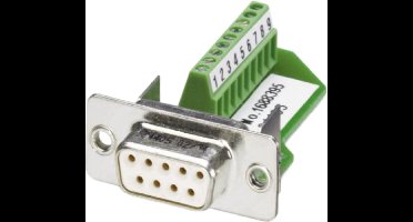 D-SUB-contactblok - VS-09-BU-DSUB/9-MPT-0,5