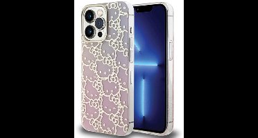 Hello Kitty Serie - iPhone 13 Beschermhoes - Roodachtige Gradiënt - Hardcase