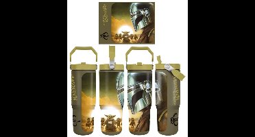 Star Wars The Mandalorian - Drinkfles Unisex Drinkfles - meerkleurig - Standard