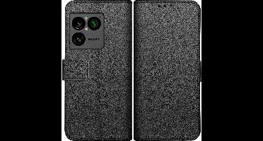 Just in Case hoesje geschikt voor Sony Xperia 1 VIII Hoesje met Pasjeshouder - Bookcase Classic - Zwart