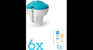 Intex Chloordrijver met thermometer - 29043NP - Volumebundel - Chloordrijver - 6-delig