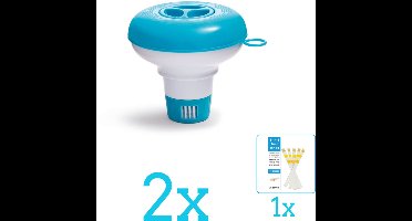 Intex Chloordrijver - ø12,7cm - Zwembad Onderhoud - 29040NP - Volumebundel - Chloordrijver - 2-delig