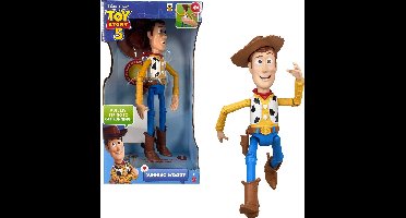 Disney en Pixar Toy Story 5 Rennende Woody actiefiguur van 30 cm - Meer dan 50 geluiden - Frans