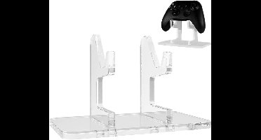 Gaming Controller Houder - Gamepad Stand - Gaming Setup Organiseren - Transparant Acryl - 16 x 10 x 9 cm