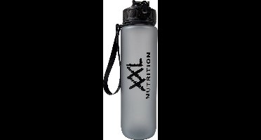 XXL Nutrition - Hydrate Bottle - Zwart - Waterfles Met Rietje - 1000 ml