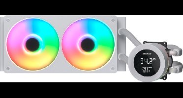 Cougar Poseidon Vistek - All-in-one PC - ARGB - 240mm - Wit