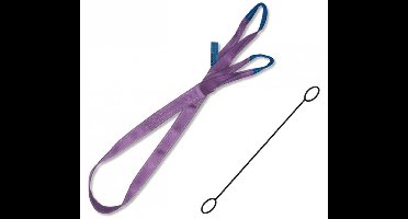 Beta Tools 8150 Serie - Zawiesie Pasowe - 1000kg - 1m - Polyester