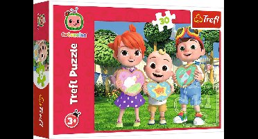 Trefl Trefl - Puzzels - 30" - Cocomelon, Laten we samen spelen! / Moonbug Komkomel".