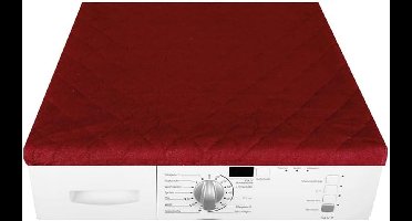 Beschermhoes Wasmachine en Droger Bovenkant | Zacht Badstof met Elastiek | 60x60 cm