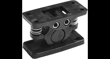 Dubbele rollergrendel met veermechanisme - Deurstop voor caravan, camper en boot