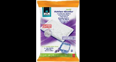Bison AirMax Ontvochtiger Navulling - Lavendel Geur - 450g - Tegen Schimmel & Condens - Voor 30 m³ - Tot 3 Maanden Effectief - Calciumchloride - pH 10 [B05781]