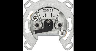 Kathrein ESD 02 Antennedoos FM, Satelliet, TV, UHF, VHF Enkele aansluitdoos
