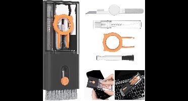 10 in 1 Keyboard Cleaning Kit - Keyboard Cleaner met Borstel - Schoonmaakpen voor AirPods - Schermreiniger - Hoofdtelefoon Reinigingsborstel - Laptop - Telefoon - PC Monitor