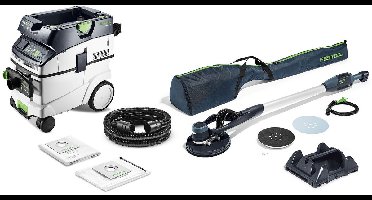 Festool langnek schuurmachine en stofzuigerset PLANEX LHS-E 225/C...