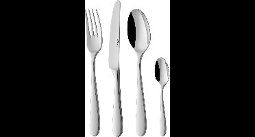 Sola Nordica Bestekset 6 persoons - 24 delig - Zilverwit Premium Edelstaal 18/10 - Vaatwasserbestendig
