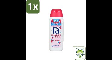 1 x Fa - Douchegel - Winter Flamingo On Ice - Verfrissend & Koel - Hydraterend - 250 ml - Douchegel - Fa - Winter Flamingo - Verfrissend - Koel