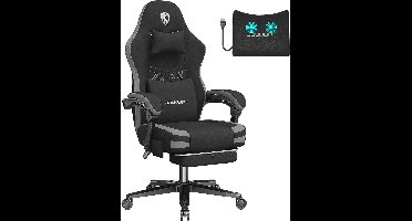 Ergonomische Gaming Stoel met Massagetechnologie - Zwart-Rood