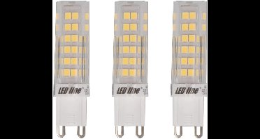 LED line LITE LED Insteeklamp G9 - 6W (vervangt 50W) - 550lm - Ø16mm - 230V - Energiezuinig - 3 stuks