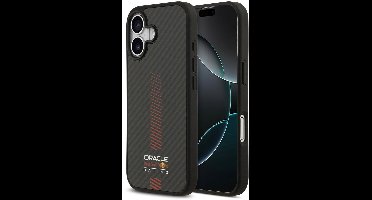 Red Bull Racing Back Cover - iPhone 17 - Zwart - MagSafe-compatibel - Kevlar - Sportief Design