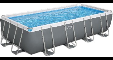 Bestway Zwembadset Mistral rechthoekig 549x274 cm grijs