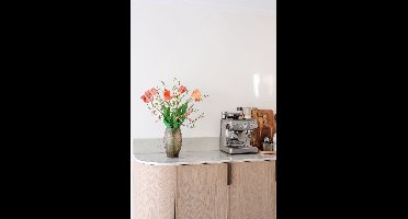 Kunst tulpenboeket oranje royaal