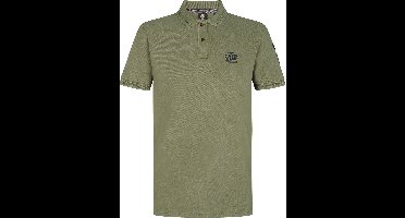 Petrol Industries - Heren Piqué polo Tracción - Groen - Maat XL