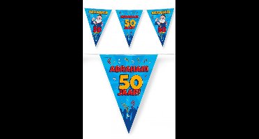 Vlaggenlijn Abraham cartoon 10m