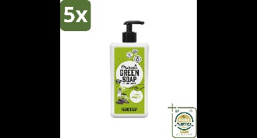 5 x Marcel's Green Soap - Handzeep - Tonka & Muguet - Zachte verzorging - 500 ml - Grootverpakking - Handzeep - Natuurlijke Handzeep - Plantaardige Handzeep - Zachte Handzeep - Handzeep Tonka Muguet