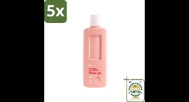 5 x Seepje - Douchegel - Natuurlijke Geur - Witte Perzik en Cederhout - 300 ml - Grootverpakking - Douchegel - Natuurlijke Geur - Witte Perzik - Cederhout - Zachte Huid