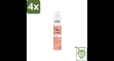 Guhl – Droogshampoo – Fruitige Frisheid 30 sec – 200 ml - Voordeelverpakking - 4 stuks - Droogshampoo - Fris haar