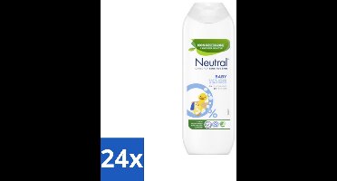 24 x Neutral - Baby Shampoo - Gevoelige huid - Parfumvrij - 250 ml - Baby Shampoo - Babywas - Babyproducten - Parfumvrije Shampoo - Babyhuid