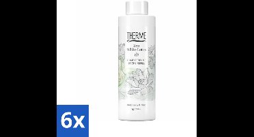 6 x Therme - Zen White Lotus - Navul Geurstokjes - Langdurige Geur - Aromatisch - 150ml - Geurstokjes - Navulverpakking - Witte Lotus - Aromatische Geur - Zen