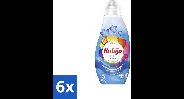 6 x Robijn - Klein & Krachtig Classics Color Morgenfris - Vloeibaar Wasmiddel - 19 Wasbeurten - Wasmiddel - Kleurwas - Biologisch Afbreekbaar - Wasverzachter - Frisse Geur