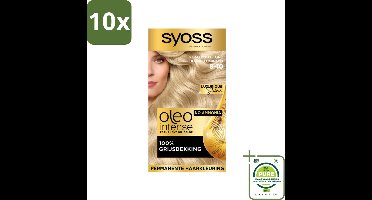 Syoss Oleo Intense - Haarverf - 9-10 - Stralend Blond - 115ml x 10